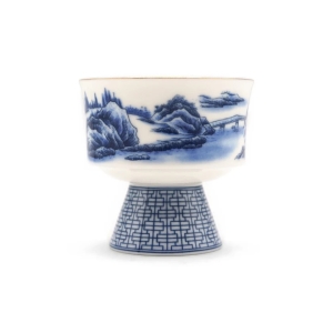 Splendid Landscape Tall Footed Cup, 50 ml